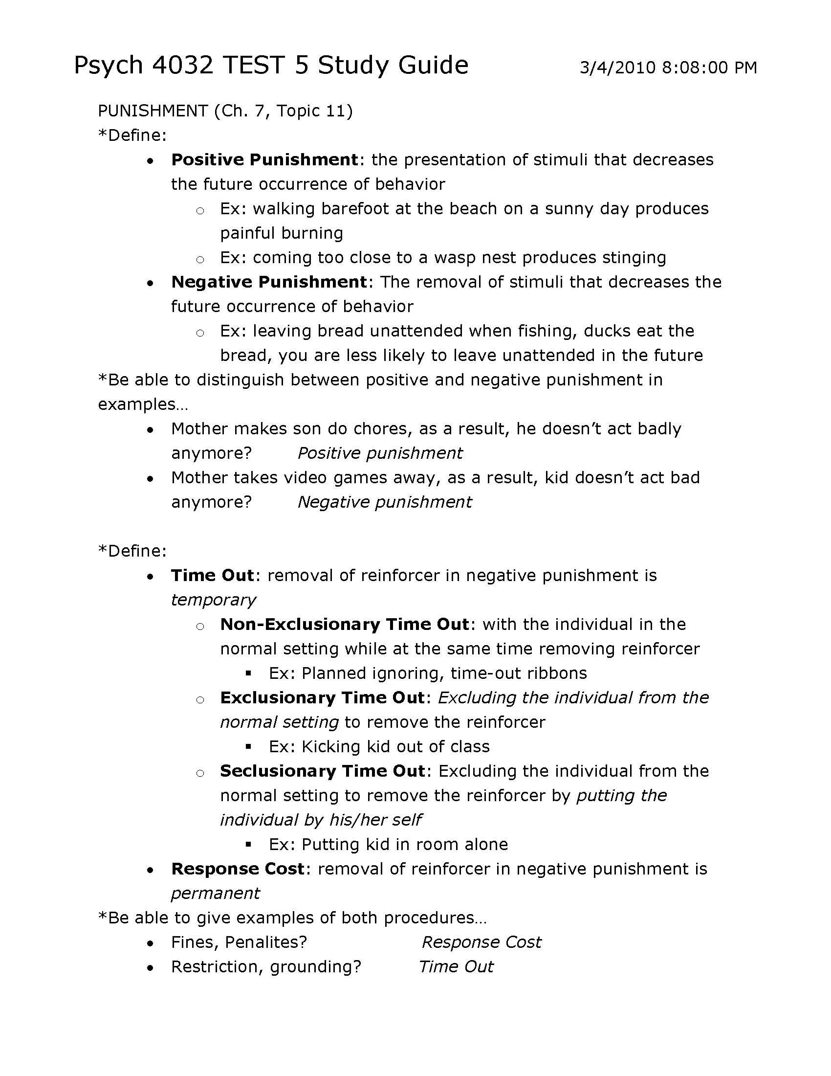 PSYC OF LEARNING