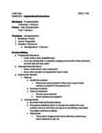 Lecture 20 - Organization Interactions