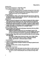 SOC-310-001 Week one Notes
