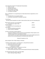 Notes/Study Prep for Foundations of Biology 1