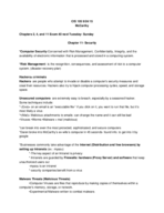 CIS 105 Chapt. 11 Notes