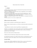 Study guide for Exam 1