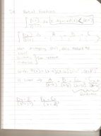 Calculus II, Week 2(Partial Fractions, Strategies of Integration)