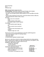 GC204 Exam 1 Study Guide