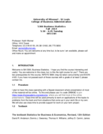 5300 Business Statistics
