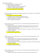 Module 1 Practice questions and answers