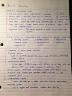 Physiology 246 Week 1 notes