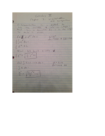 Calculus II Week One Notes