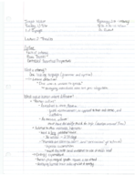 Lecture 2: Theories
