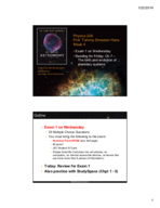 Physics 20A Midterm 1 Study Guide