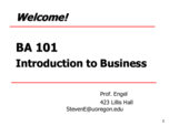 Ba 101 week 1-6 Notes