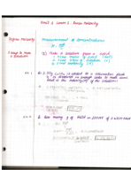 CHEM 1415 (Online) Wk 1 Notes (Lessons 1 - 4)
