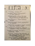 Week 1 Microeconomics Review