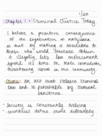 Crime and Justice: Chapter 1