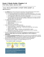 Ch 1-3; Exam 1 Study Guide (BASED ON ORIGINAL)