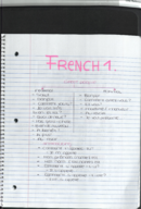 French 1 week 1 summary