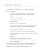 BIO 150 – STUDY GUIDE 1