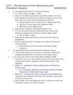 ADV 318J Entire Course Materials