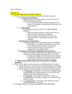 Study Guide Exam 3