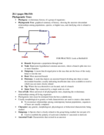 Principles of Biology II Quiz 1 Notes (1/31/16)