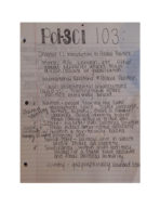POLSCI Week 1 Notes