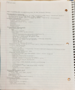 Week one notes