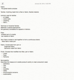 Fashion Fabric Lecture 1
