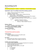 Accounting Week 2 Notes