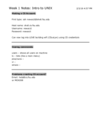 Unix 5-Week Bundle: Review for Midterm 1
