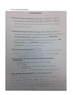 PSY 315 Exam One Study Guide