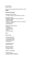 Week worth of notes