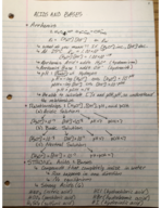 Acids and Bases