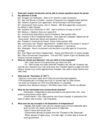 PSC Test 1 Study Guide