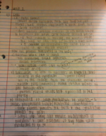 Bio 1107, Week 4 Notes