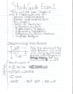 Calculus II Exam 1 study guide
