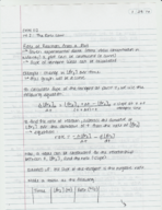 CHM 112 Reaction/Rate Constant