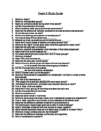 Life 103 Exam 3 Study Guide
