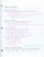 Math 019 Exam 1 Study Guide