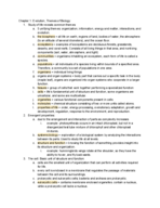 BIO 120 Section 70 Chapter 1 Notes