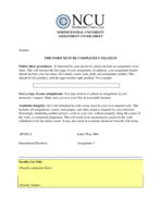 IB7002-3, INTERNATIONAL BUSINESS