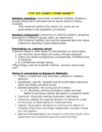 PY 372- EXAM 1 STUDY GUIDE