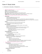PSY 370 - Exam #1 Study Guide