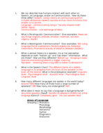 Human Communication Sciences Exam 1 Study Guide