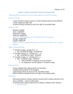 Chemistry 121- Feb 15-19