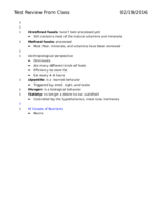 FSHN 150 Exam 1 Study Guide