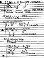 MTH 105: 8.2 Systems of Equations- Substitutions