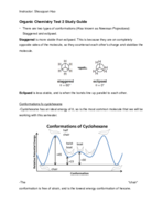 Chem 2750 Test 2 Study Guide