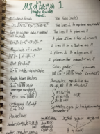 Midterm 1 study Guide 