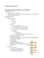 SPHU 1020- Cell, Individual, and Community. Cropley Midterm Review