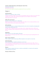 Study Guide 